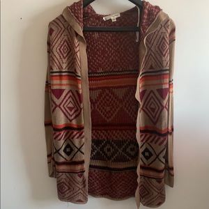 Boho/Tribal cardigan sweater